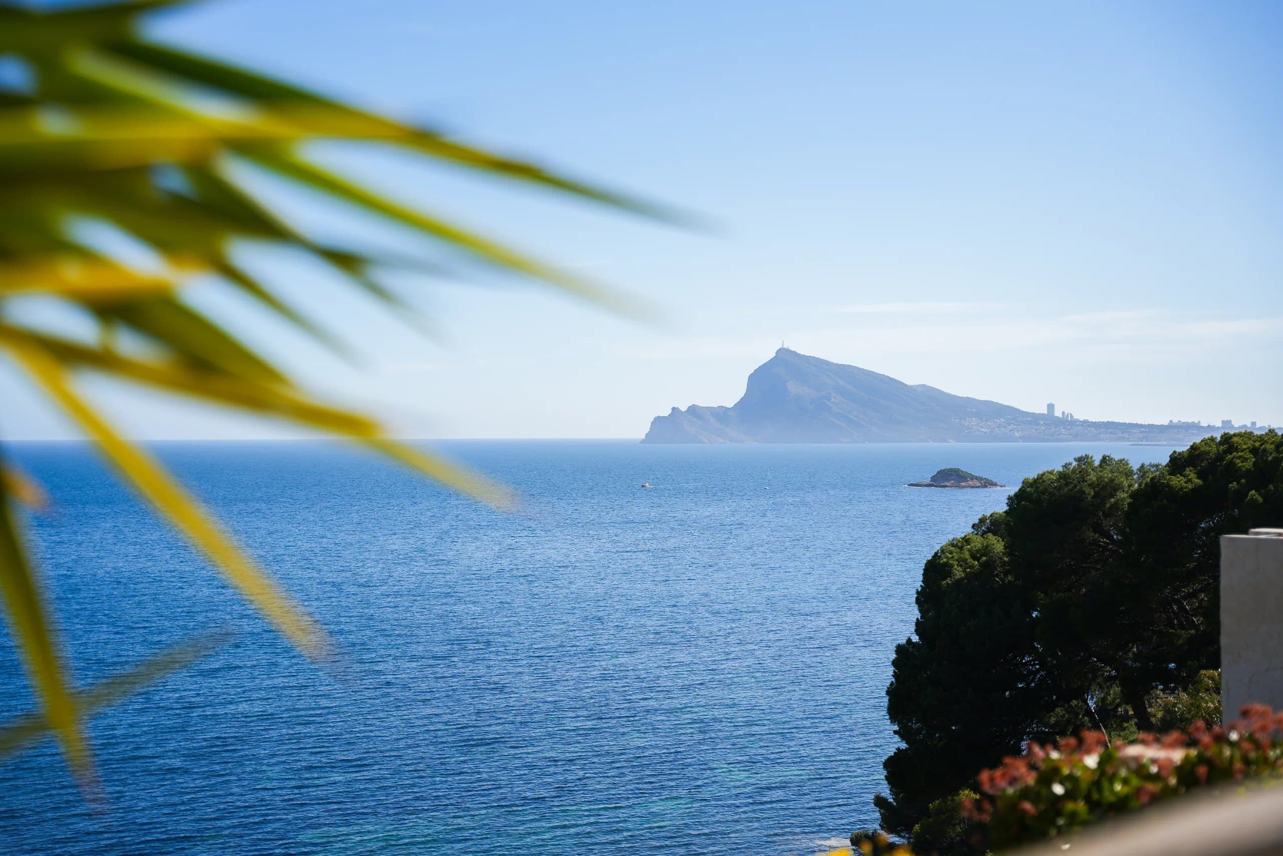 The Mediterranean from the terrace of one of our homes in Altea